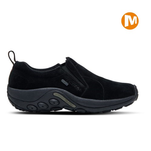 Merrell Jungle Moc Waterproof Slip-On Schuhe Herren Schwarz [DE-GXROJ]